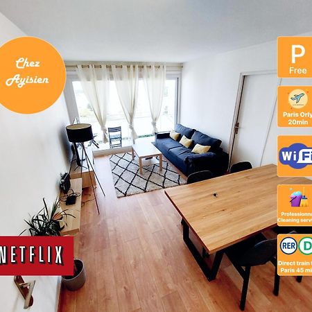 Beautiful & Cosy 3 Bedrooms Full Accommodation Ris-Orangis Екстериор снимка